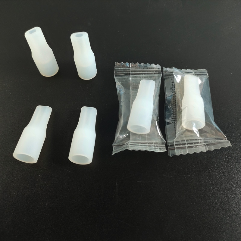 Disposable E Silicone Test Nozzle Protective Cigarette Cover Tips with Hole