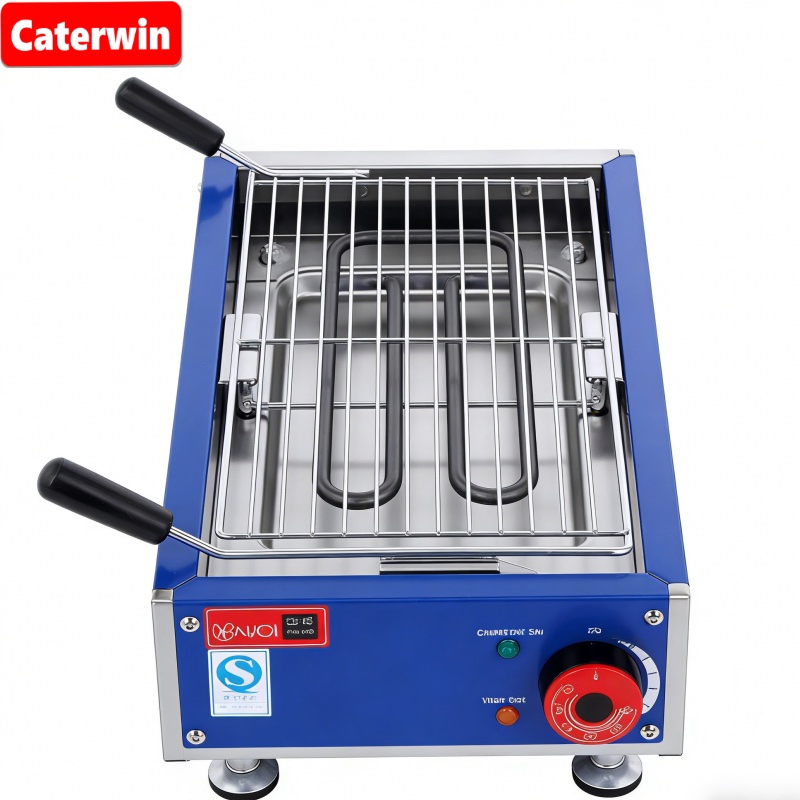 Caterwin Eb-54n Electric Smokeless Barbecue Grill
