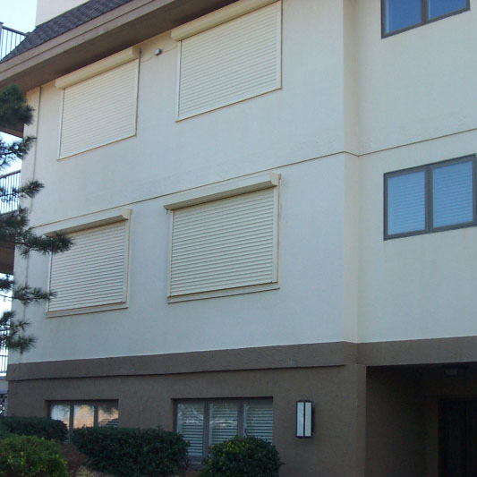 Antirust Motorized Aluminum Security Roller Shutter with Tubular Motor