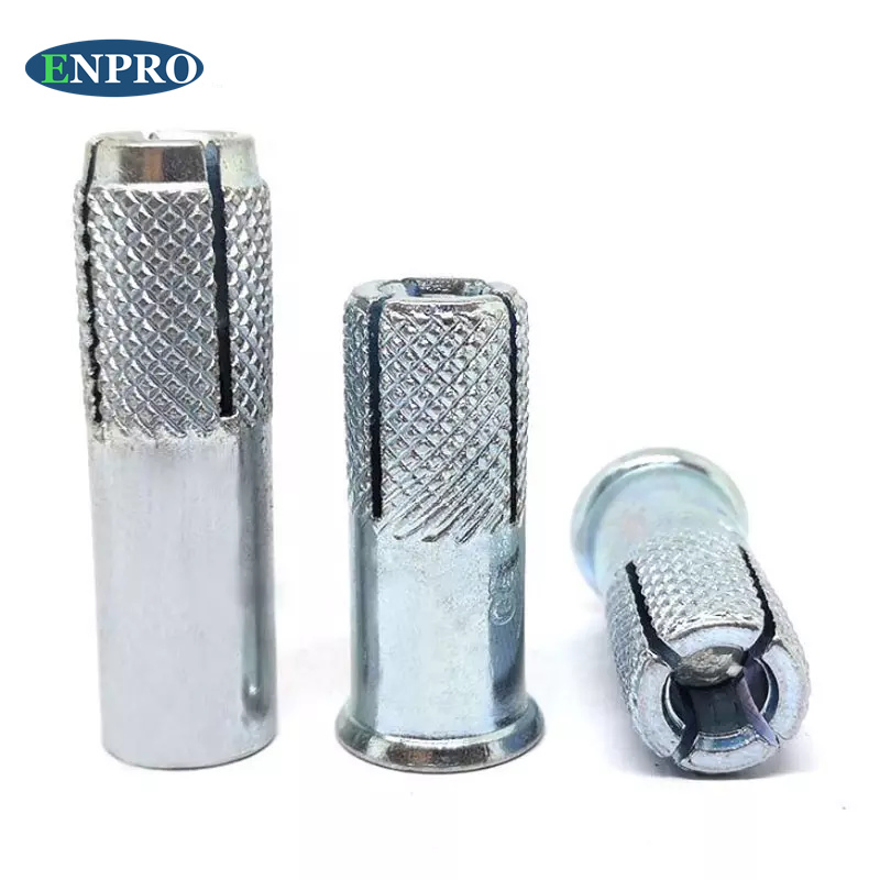 M8 M10 M12 M20 Unifix Anchor Bolt 12mm 22mm Stainless Steel Knurled Drop in Anchor Bolt