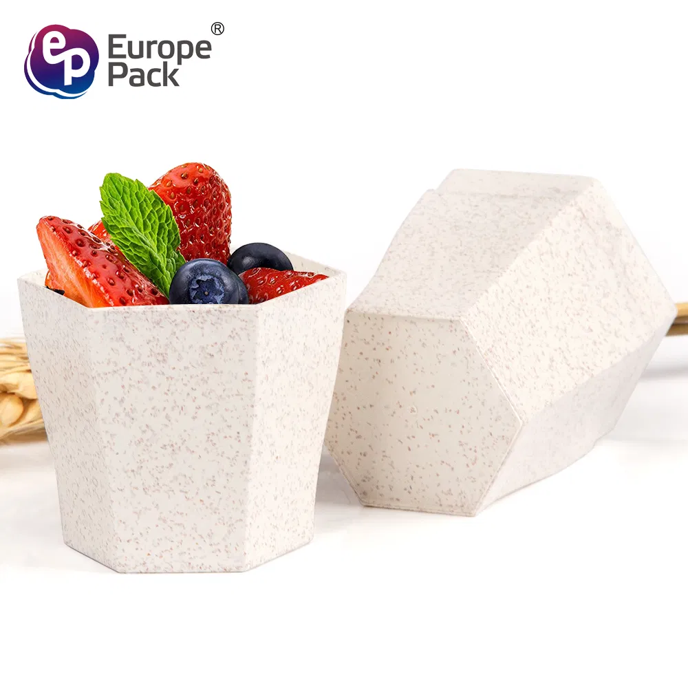 Mini Disposable Shot Glasses Plastic Aesthetic Shot Sangria Cups 2oz Set for Camping Healthy Kitchen Cup for Kids Adult Wheat PP