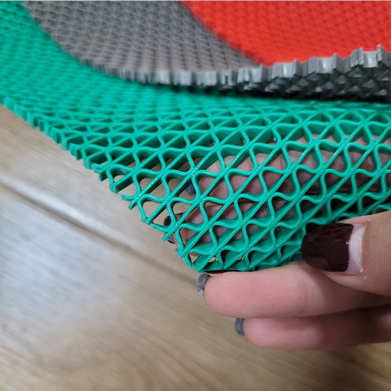 Swimming Pool Waterproof Bathroom Carpet Snake Hollow Z Roll PVC S Mat