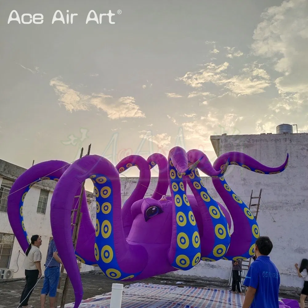 Hanging Inflatable Octopus with Tentacles Balloons for Advertising Decoration