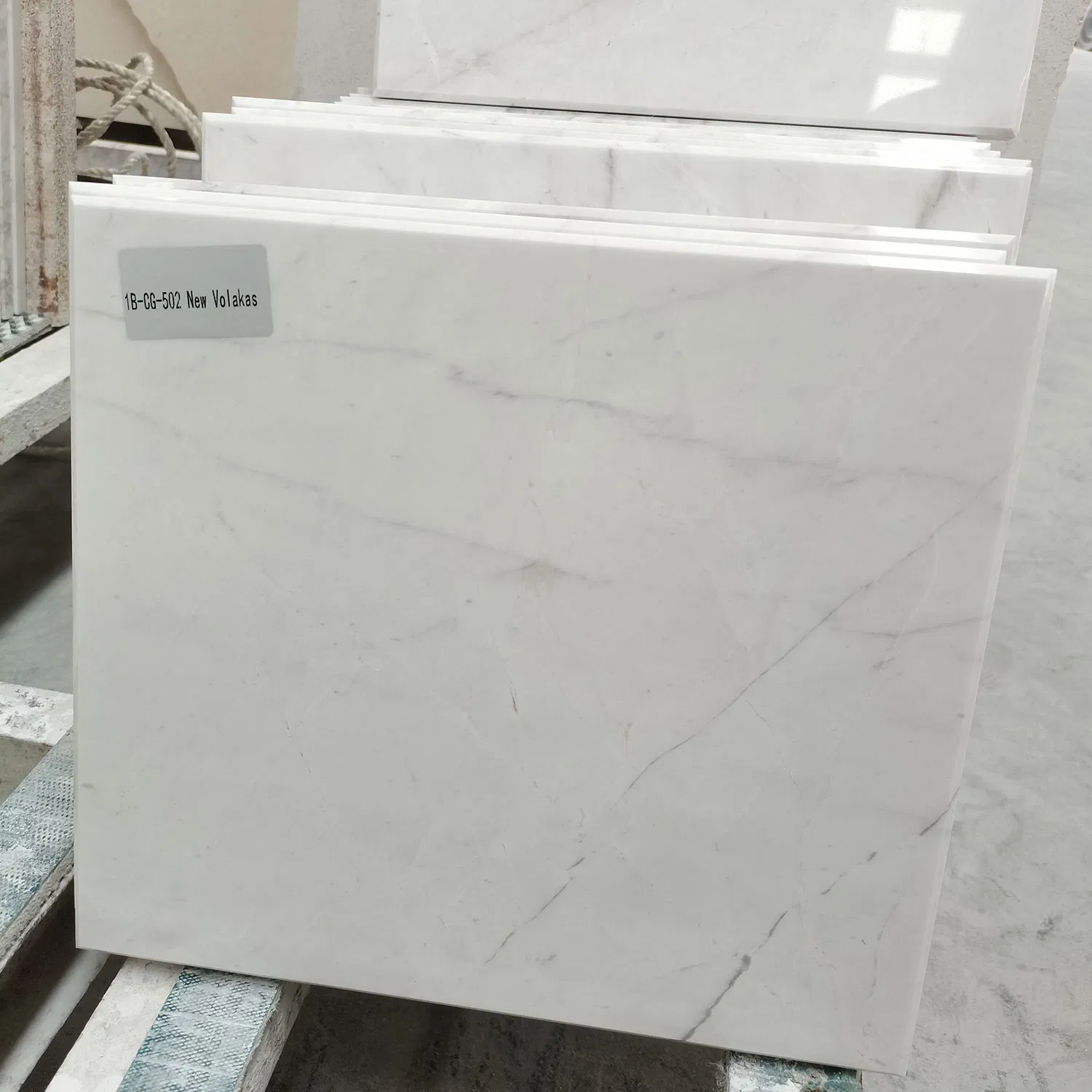 Hot Selling Volakas Marble Slab Greece Table Marble Nature White Tiles Marble Table Top