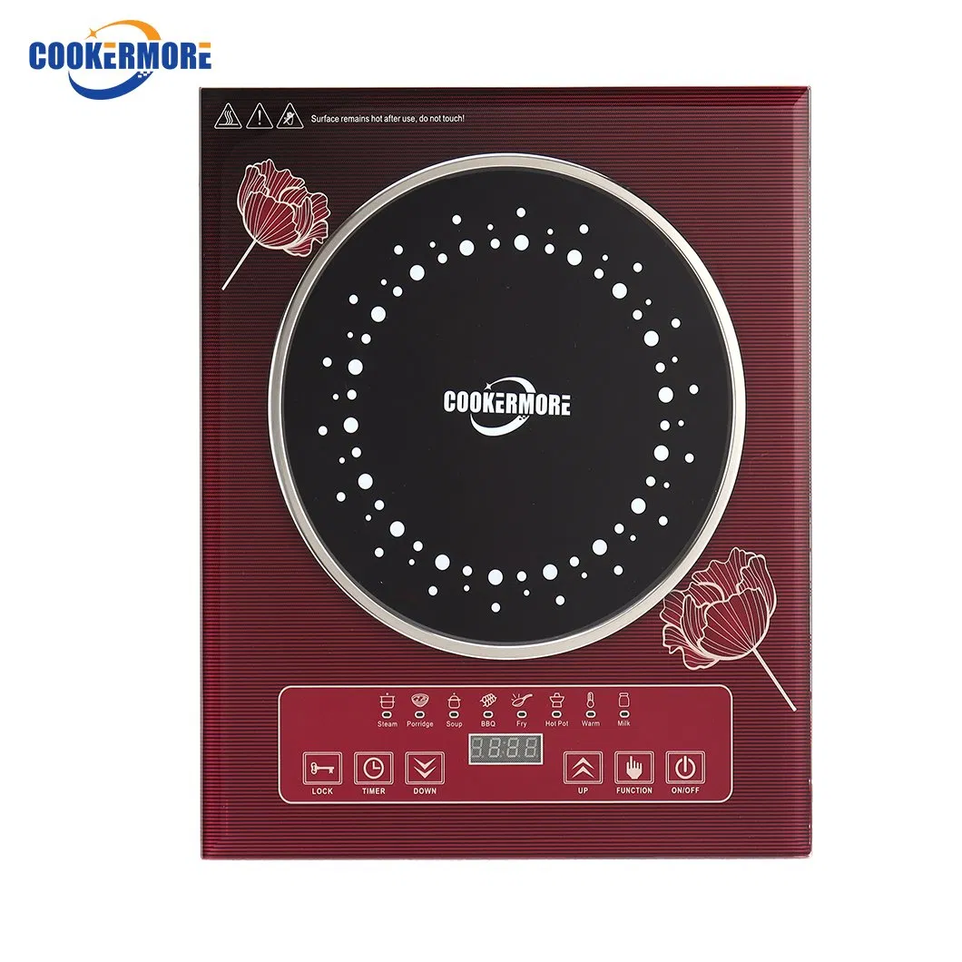 Matcha Color Electric Induction Hob 2200W Touch Control Cooktop Slim Induction Stove Single Induction Cooker