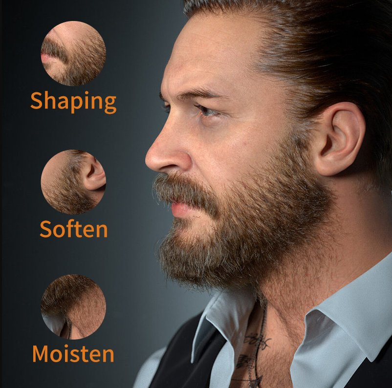 Online Wholesale in Stock Moisturizing Beard Balm Cream Beard Care Wax Private Label Beard Grooming Balm Cream for Men