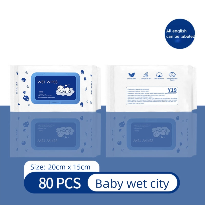 80-Count Baby Wipes Hypoallergenic, Unscented, Safe for Hand & Mouth, Baby Face & Body Cleaning, Gentle Wet Wipes for Infants & Toddlers