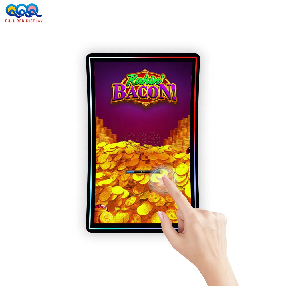 Fullred 32 Inch LED Curved Slot Machine Game Monitor 3m Fire Link Fusion 4 Skill Gaming Capacitive 32" Slot Touch Screen Game Monitor