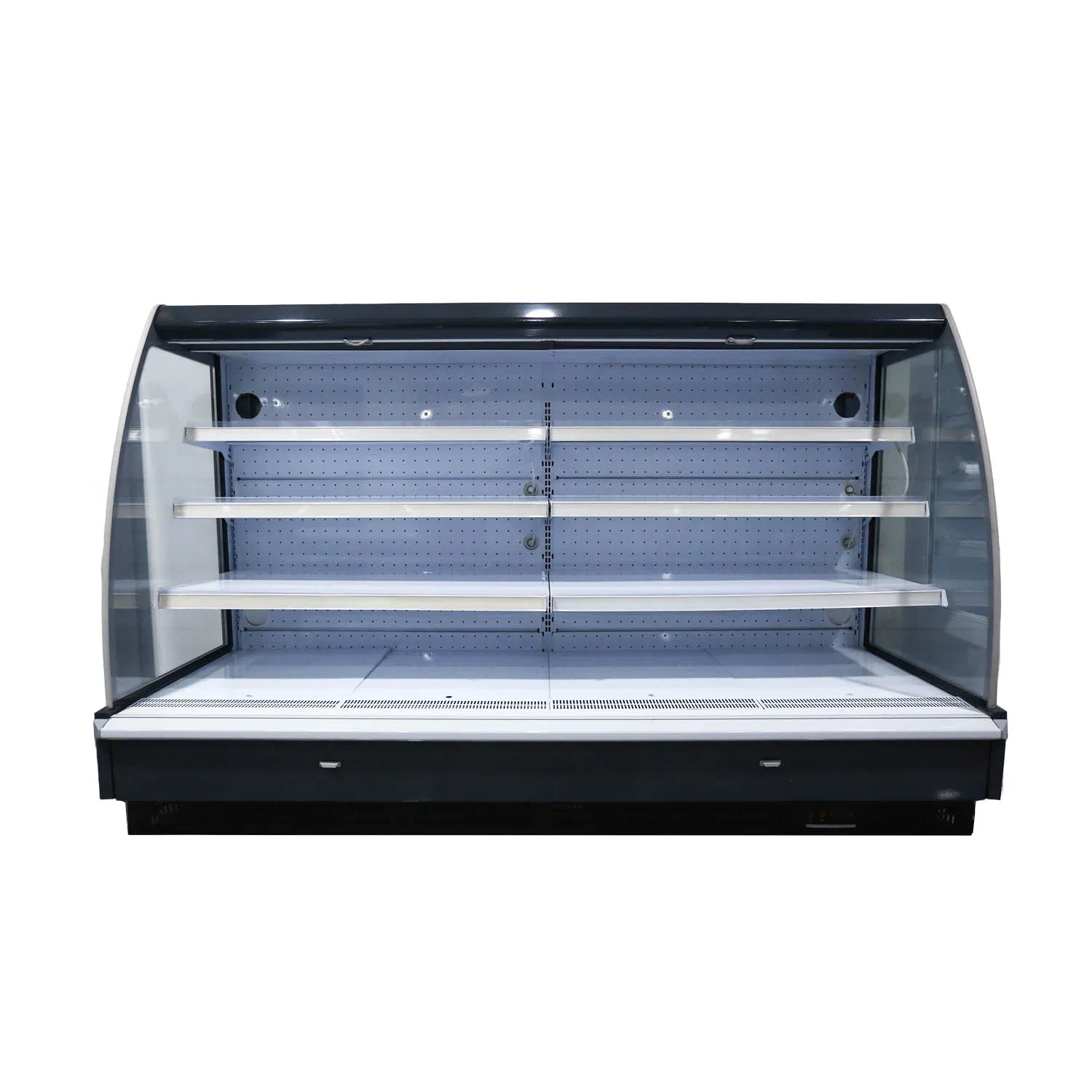 Supernarket Upright Freezer Commercial Llultideck Open Front Display Chiller Cabinet