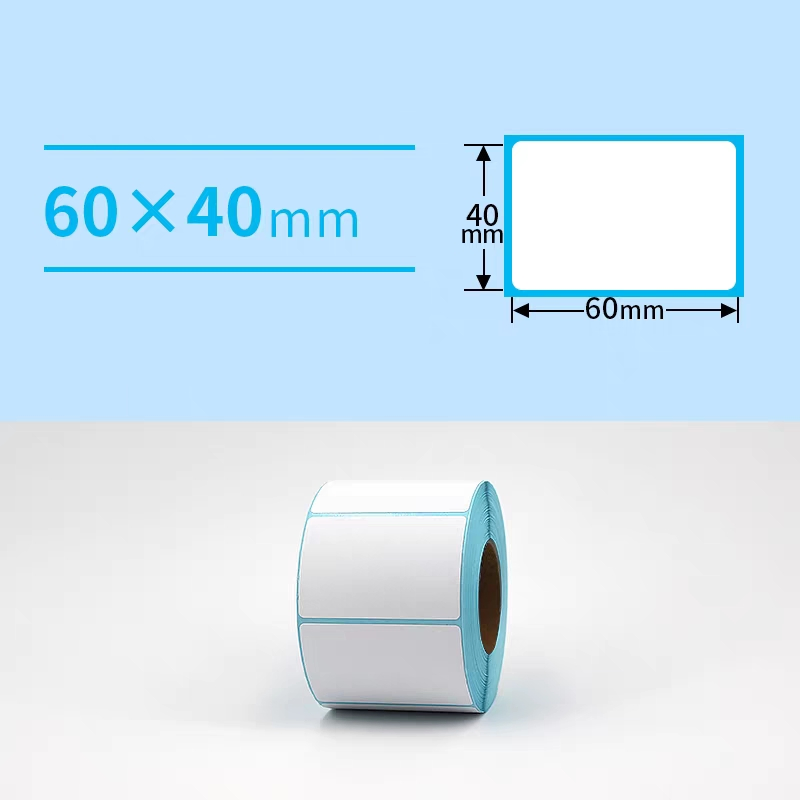 White Thermal Self-Adhesive Label Paper for Supermarket Labels