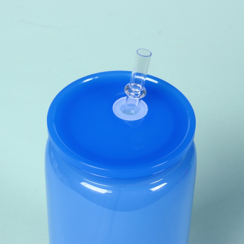 Неоновые пластиковые стаканы 16oz Ombre Jelly для напитков
