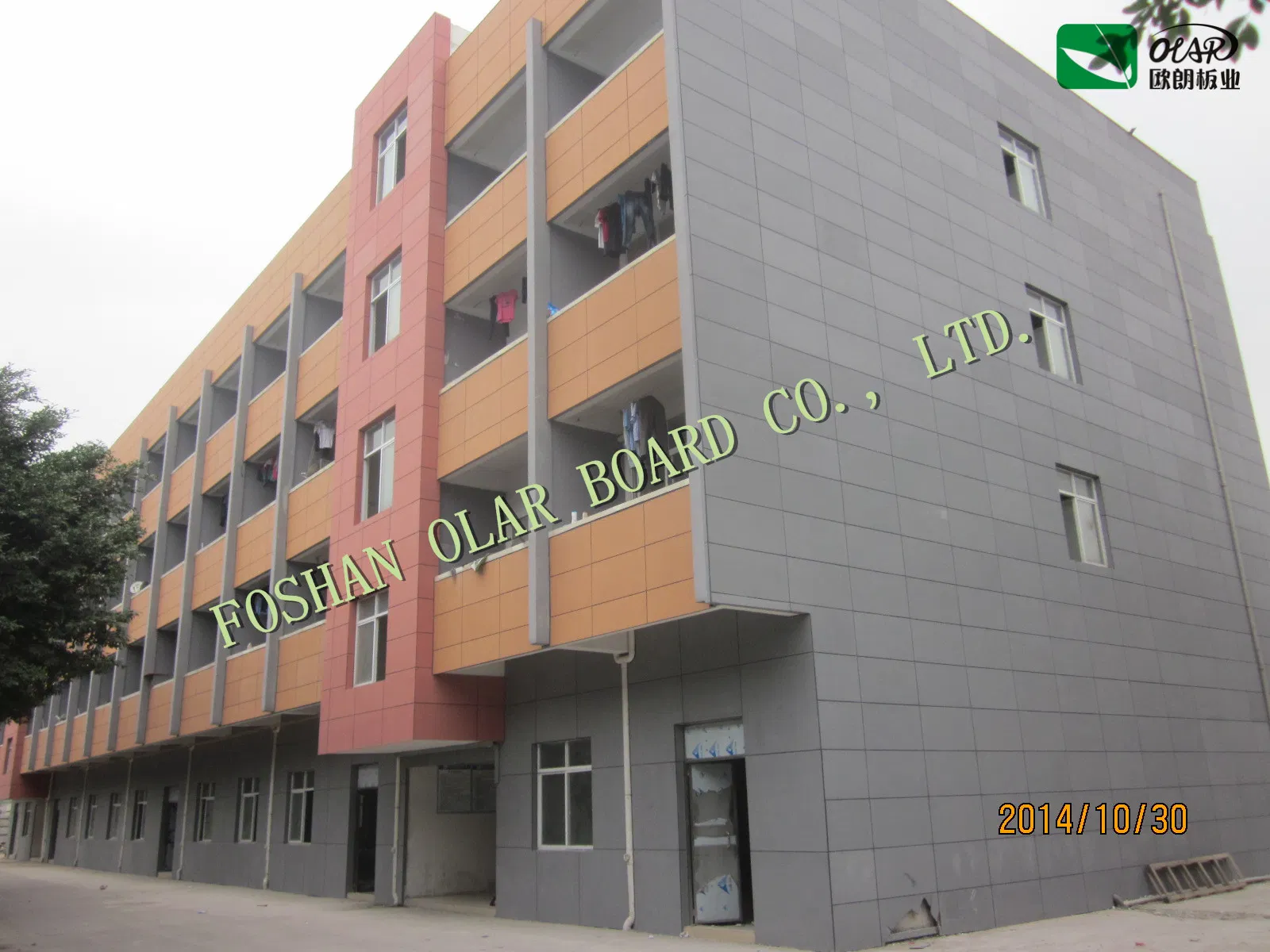 Fiber Cement Board--En12467 Curtain Wall Color-Though Cladding CE Marking