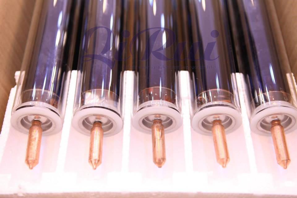 Evacuated Tube Calentador Solar Boiler Integrated Best Pressurized Geyser Direct Heating System Home Solar Energy Hot Water Heater with Copper Pipe