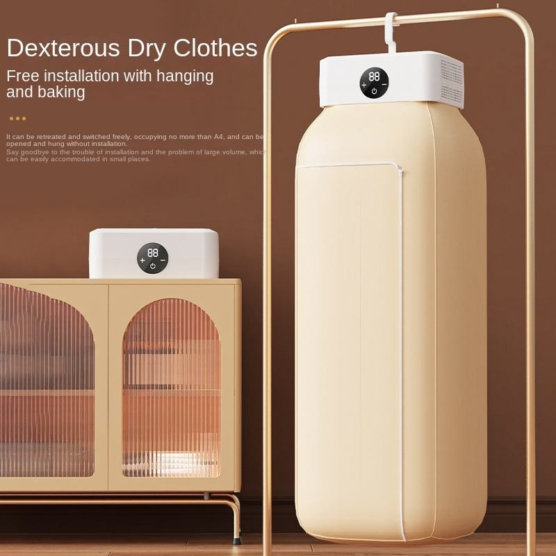 Premium Mini Dryer Machine Automatic Foldable for Small Spaces for Light Clothes Underwear Baby Clothes