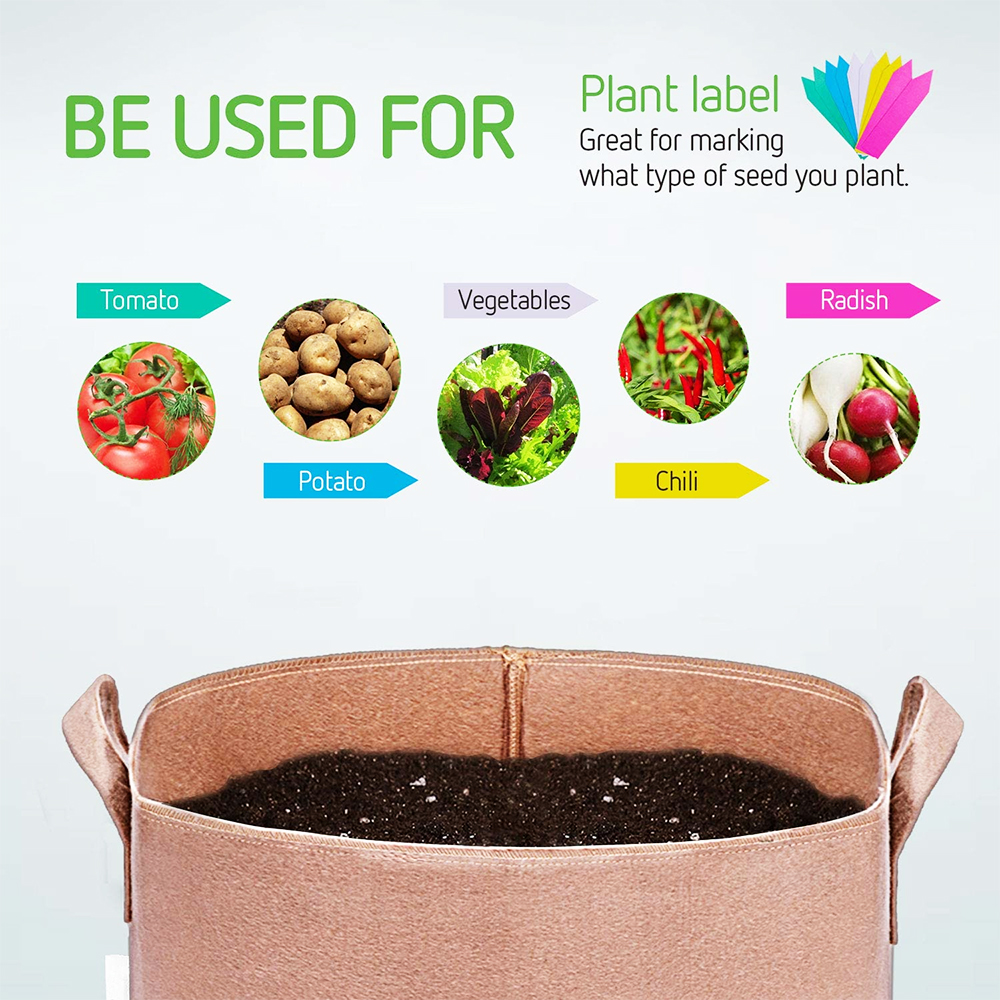 Горшок тканевый войлочный для растений 40-750 литров черный