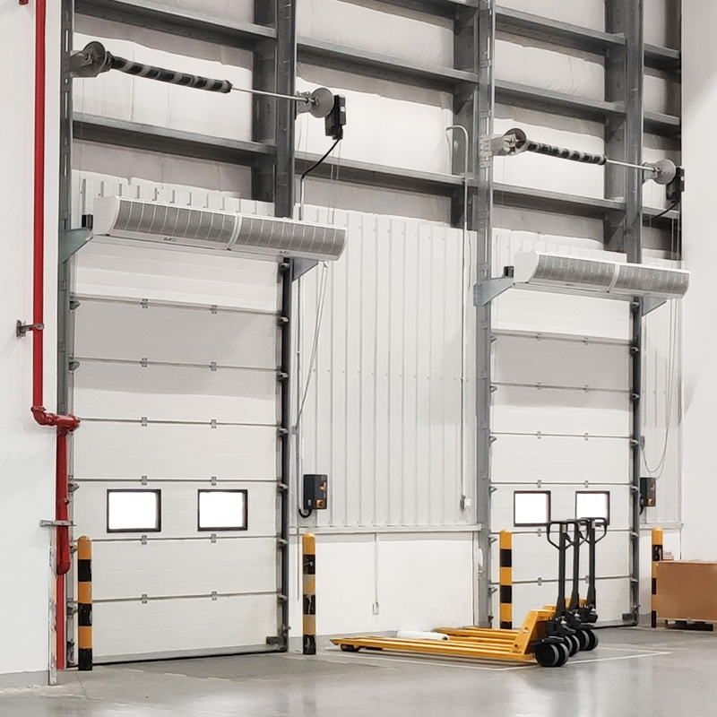 CE Certified Automatic Remote Control Sectional Sliding Automatic Door for Logistics Park