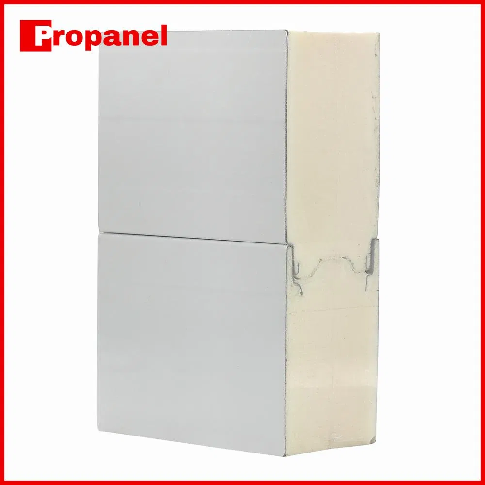 40mm/50mm/75mm/100mm/120mm/150mm EPS/PU/PUR/Puf/PIR Sandwich Wall and Roofing Panels for Prefabricated House