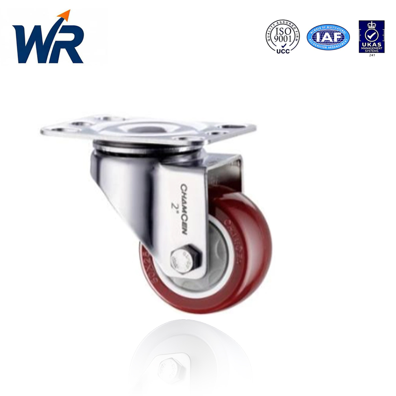 Heavy Duty Stainless Steel Double Ball Bearing Ivory Nylon (PA) Heavy Duty Caster Wheel
