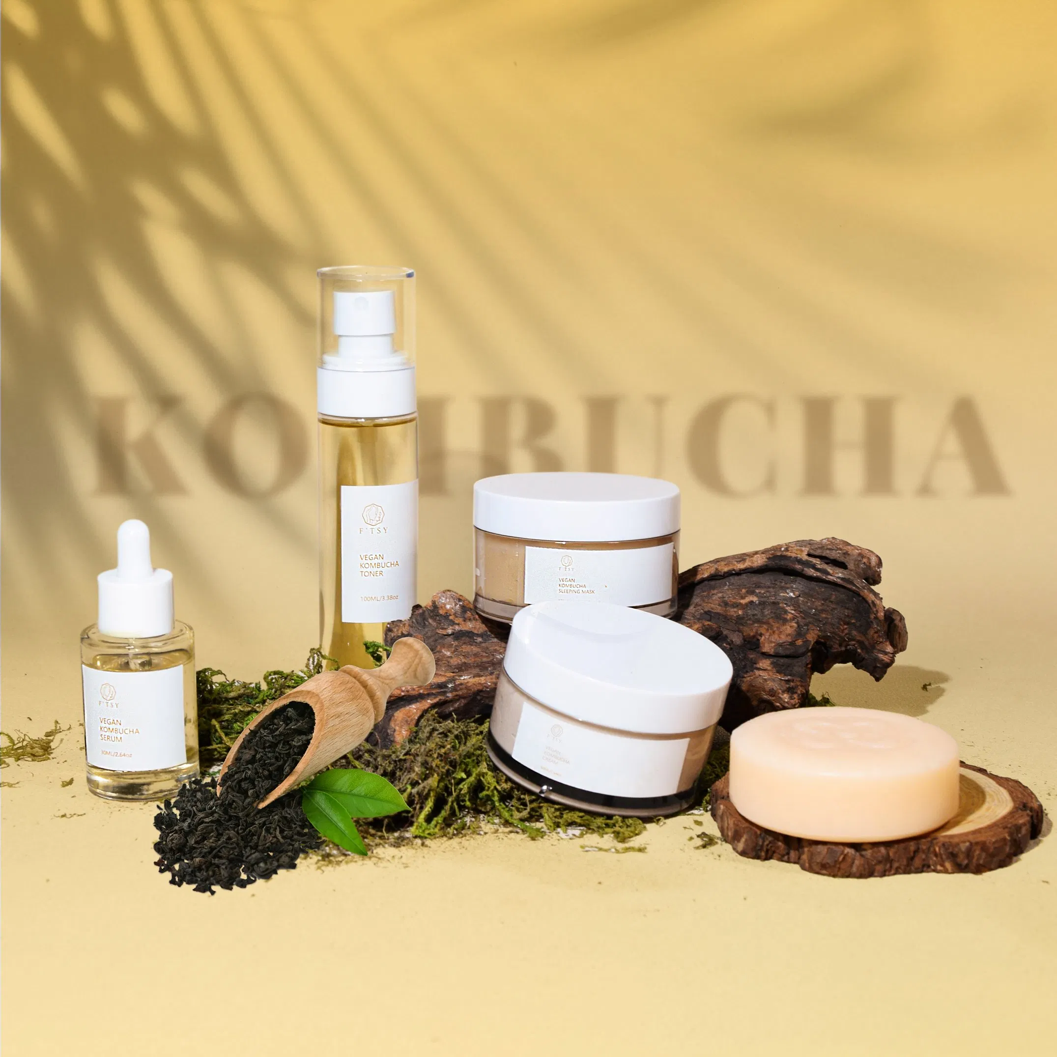 Korean Beauty Skin Care Set Kombucha Face Wash Face Toner Face Serum Skin Care Sets