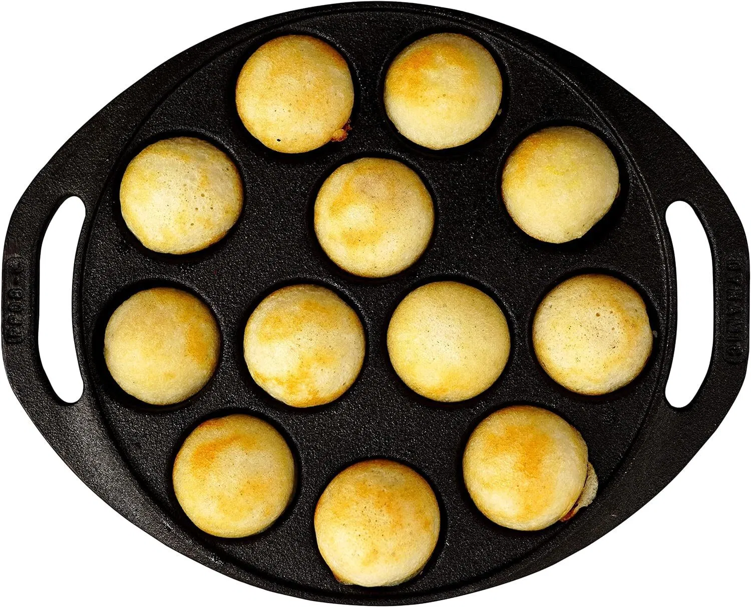 Чугунная форма для такояки и рыбных шариков, 15 ячеек