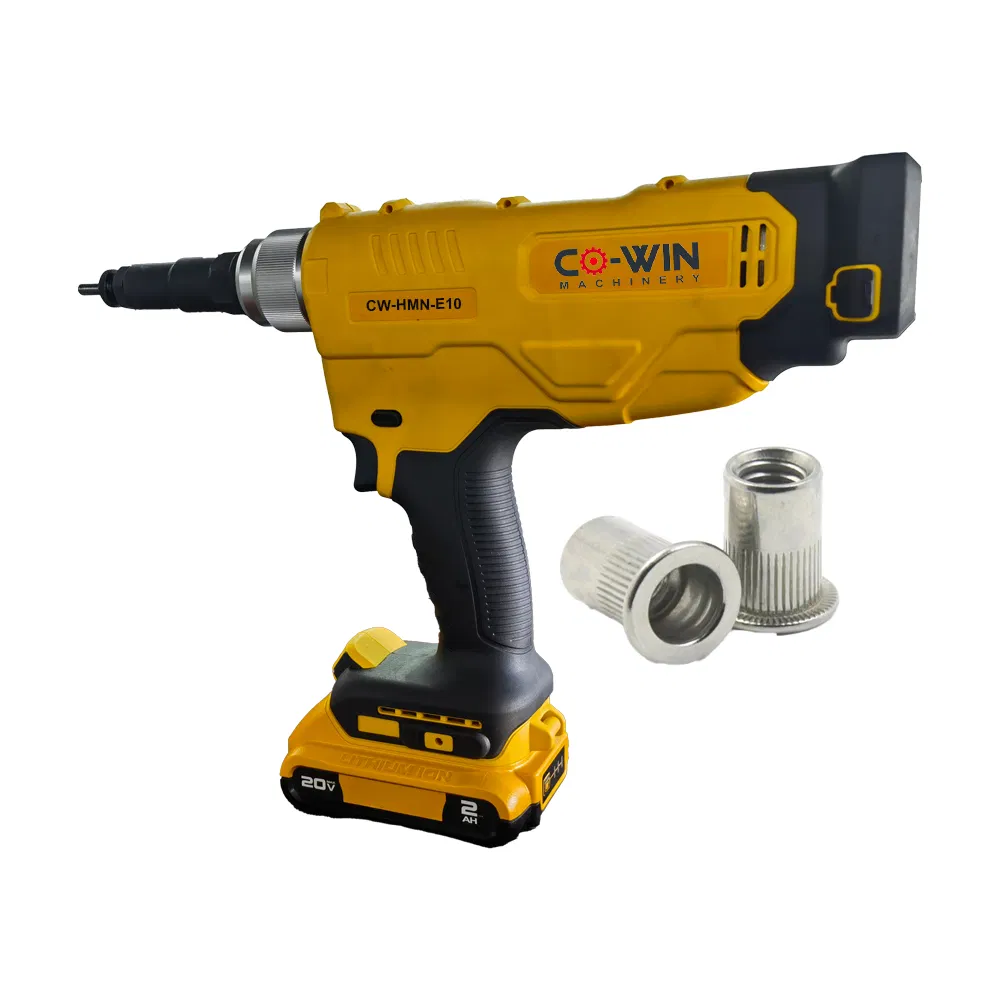Cordless Electric Rivet Gun with Rechargeable Battery Pack