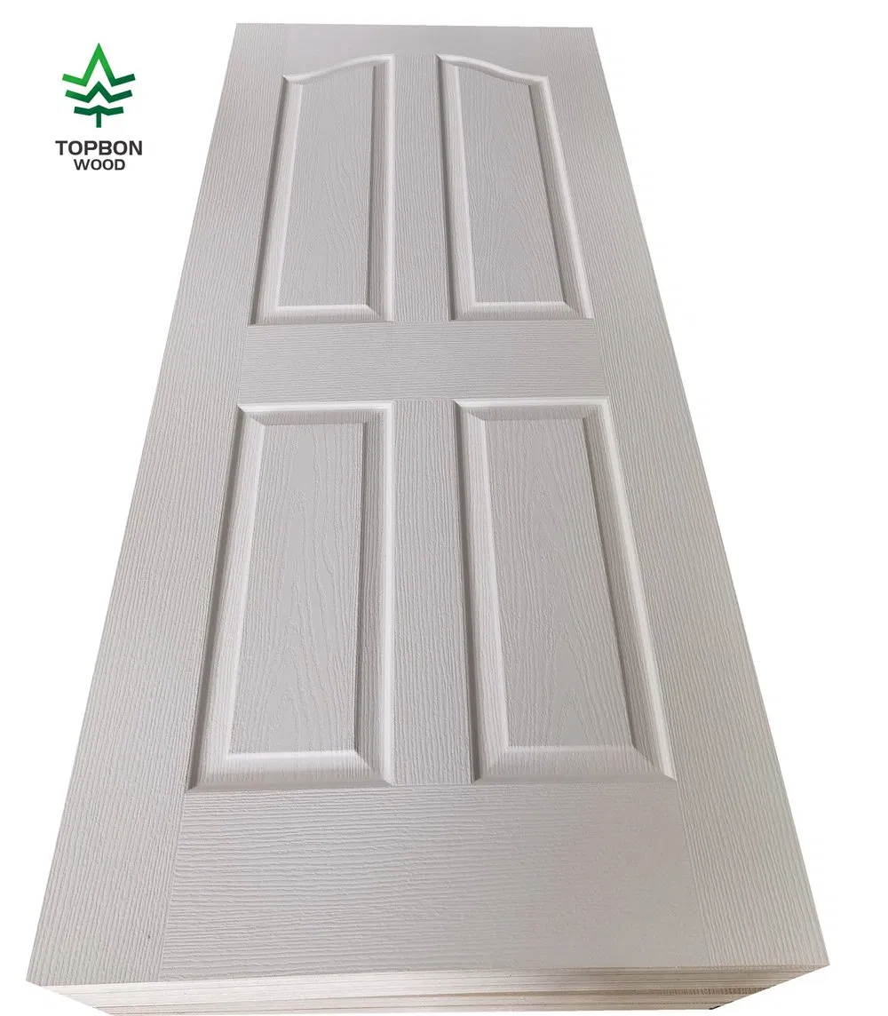 White Primer Moulded Door Skin 3mm for Foreign Market