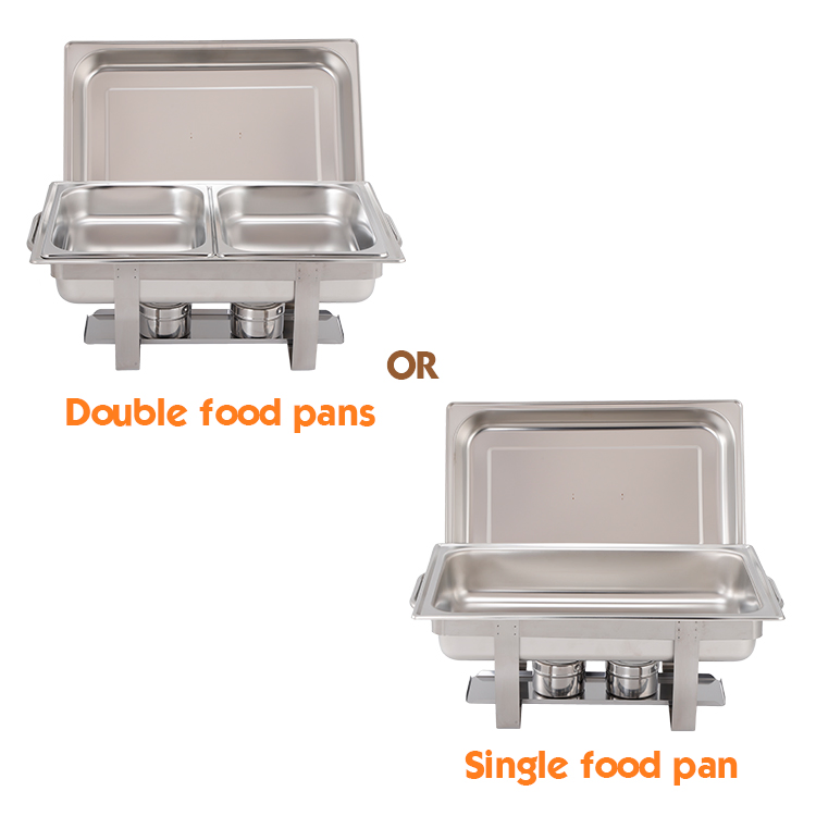 Xiangsheng 8L Stainless Steel Chafing Dish Buffet Food Warmer for Hotel