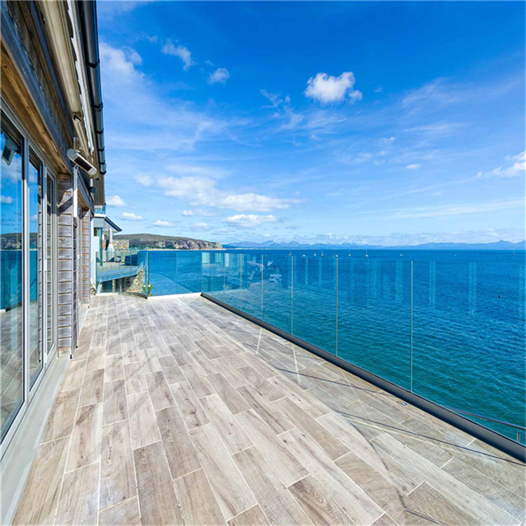 Safety High Quality U Channel Glass Railing