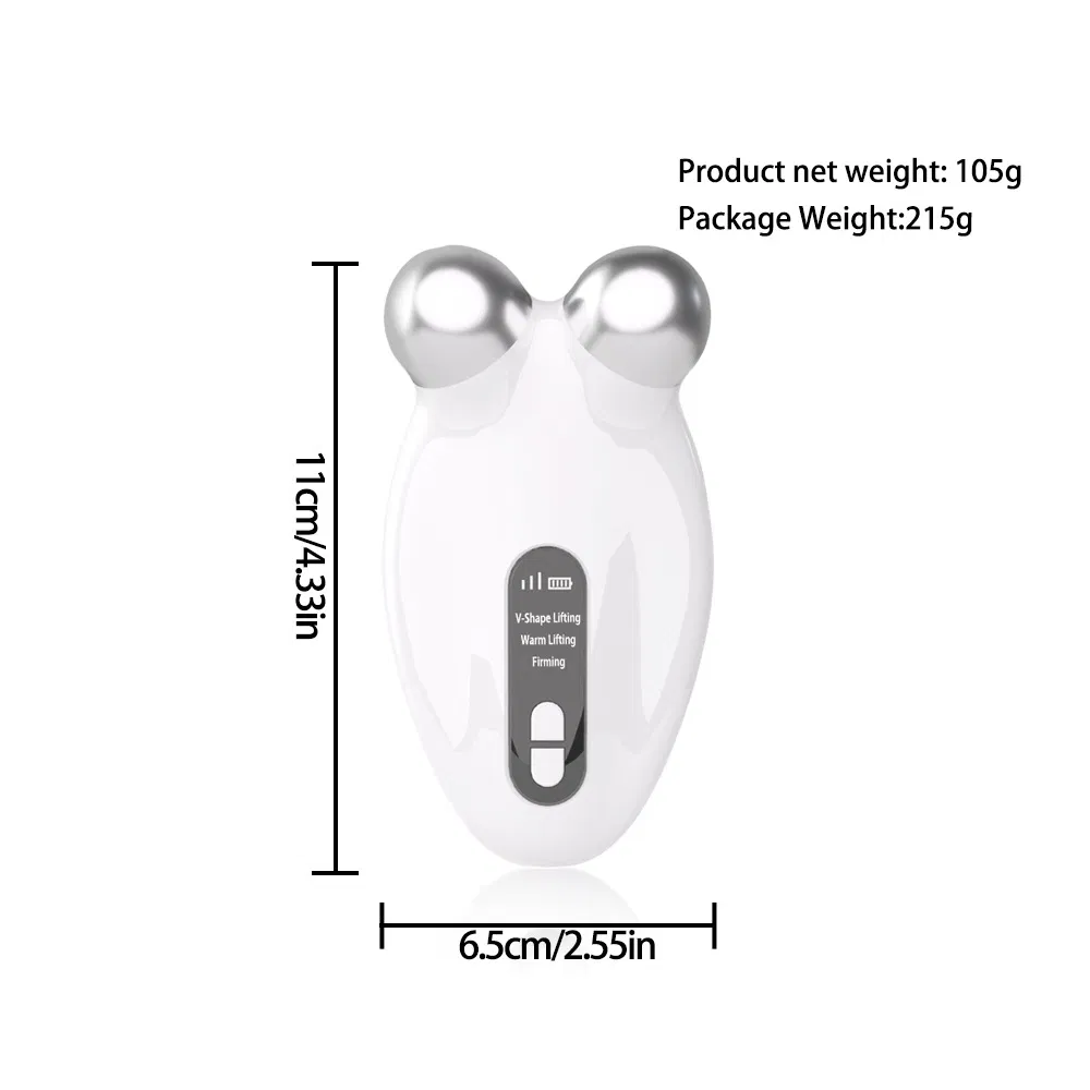 Beauty Instrument Home Face Temperature Massage Lifting Instrument EMS Micro Current Pulse V Type Face Slimming Instrument