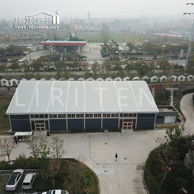 1000 Sqm Big Garage Door Custom-Made Large Warehouse Push and Pull Tent