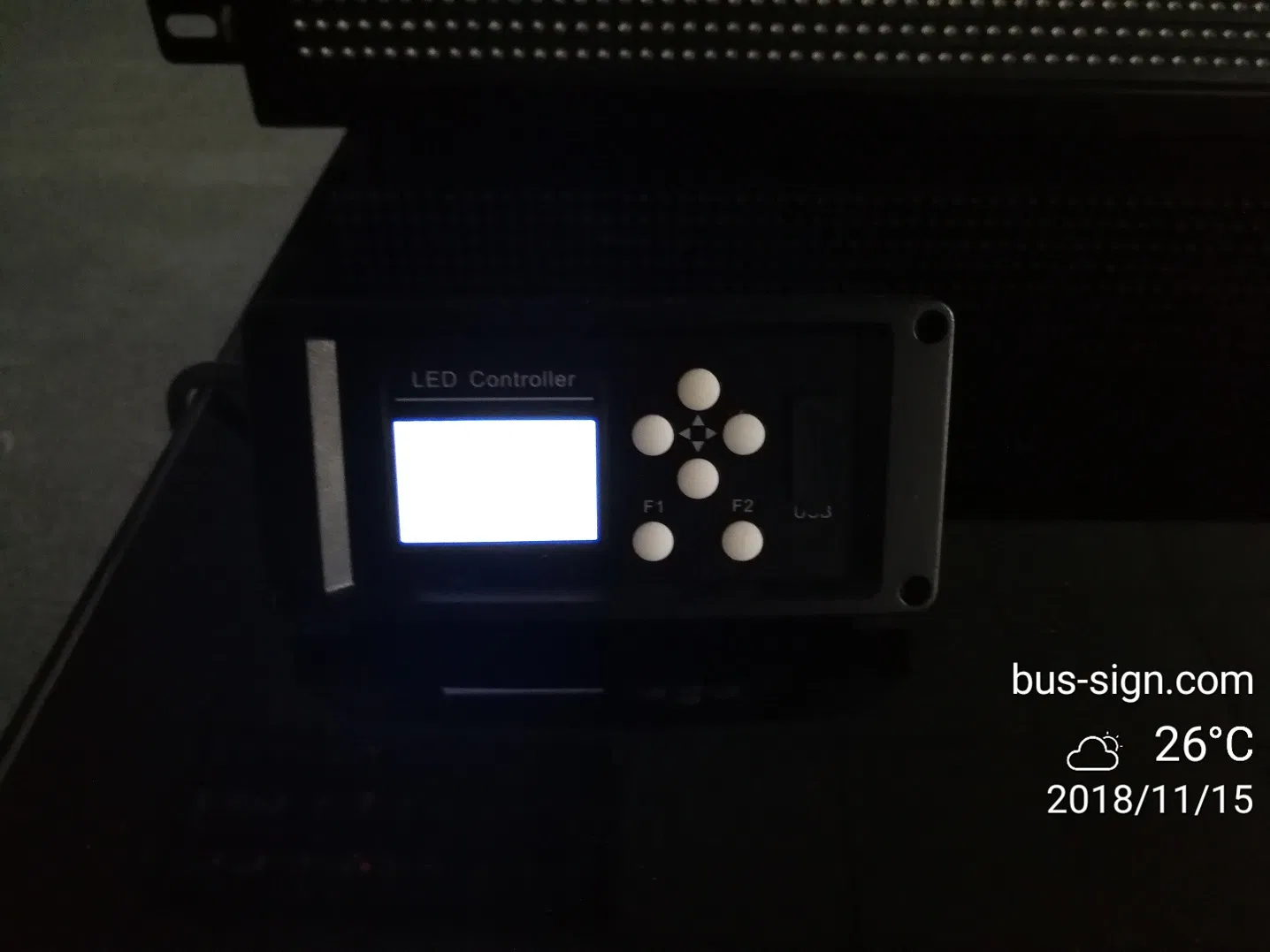 Tri -Color LED Display for Bus Destination