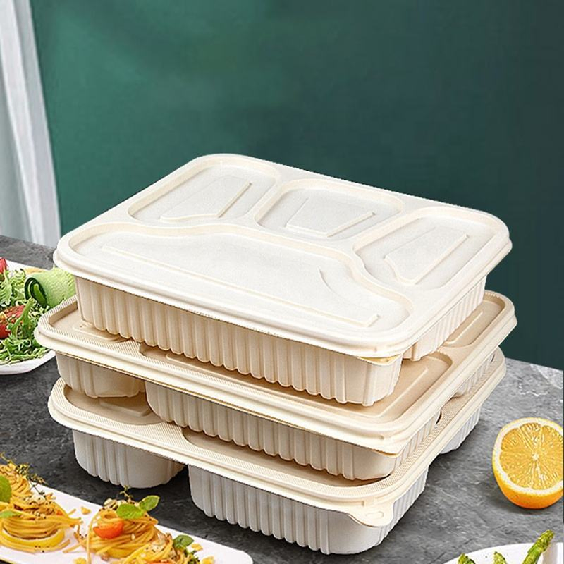 Bento Cornstarch Packaging Biodegradable Lunch Box