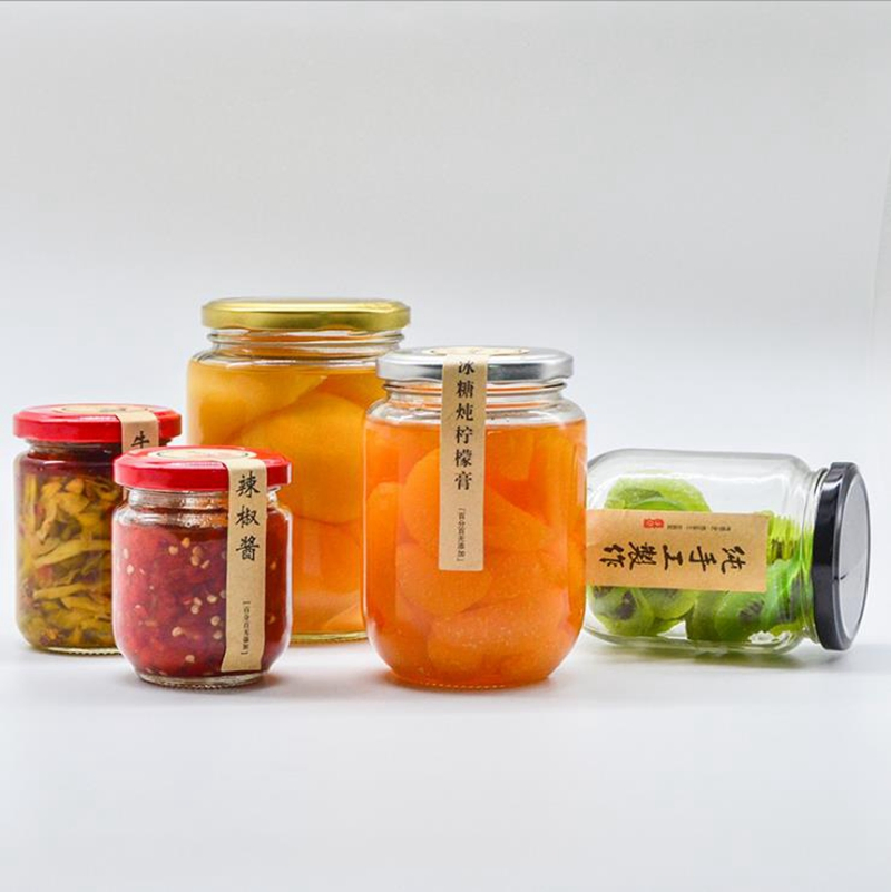 Many Specification Transparent Storage Glass Jar