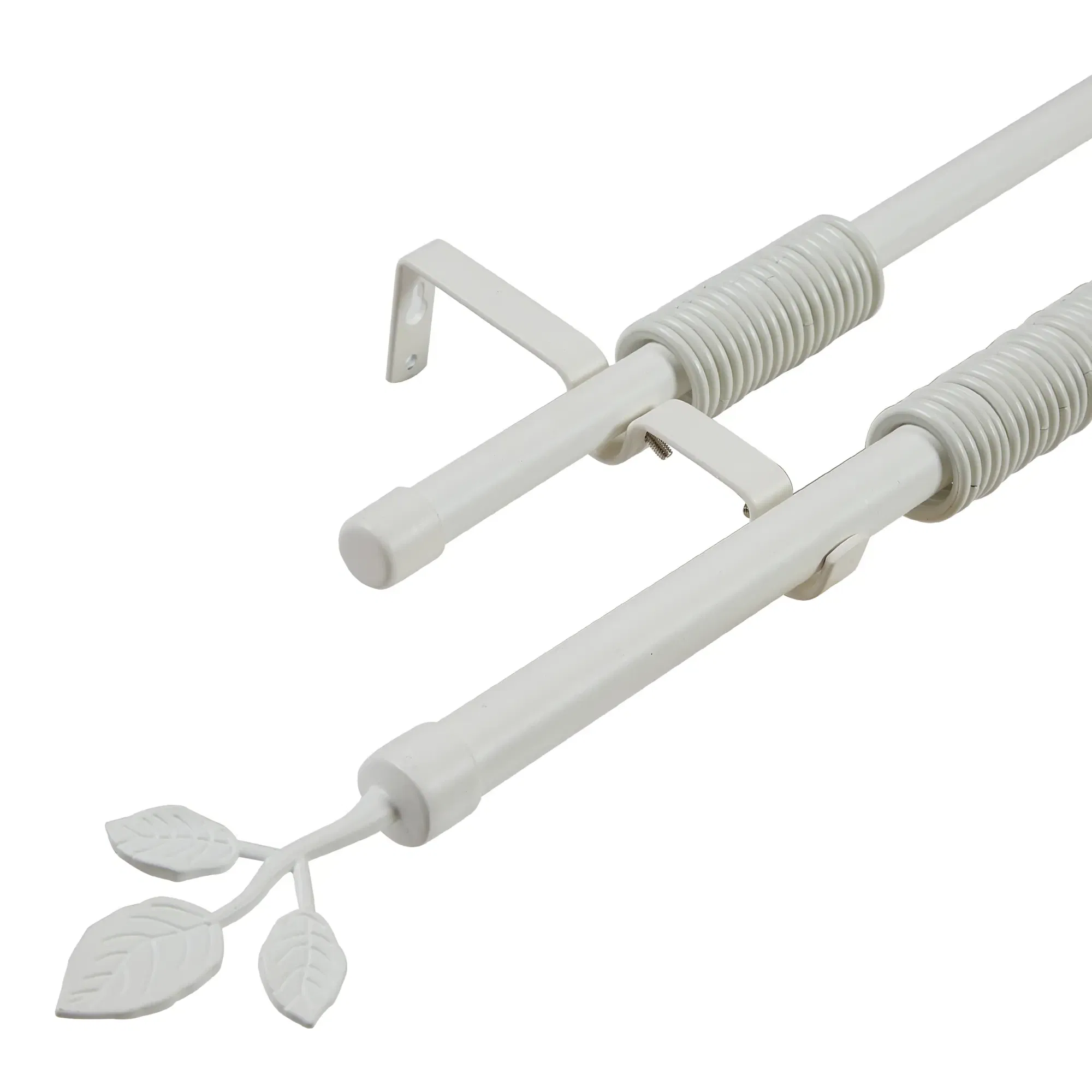 Multiple Uses Curtain Rods Adjustable Telescopic Curtain Rods Set