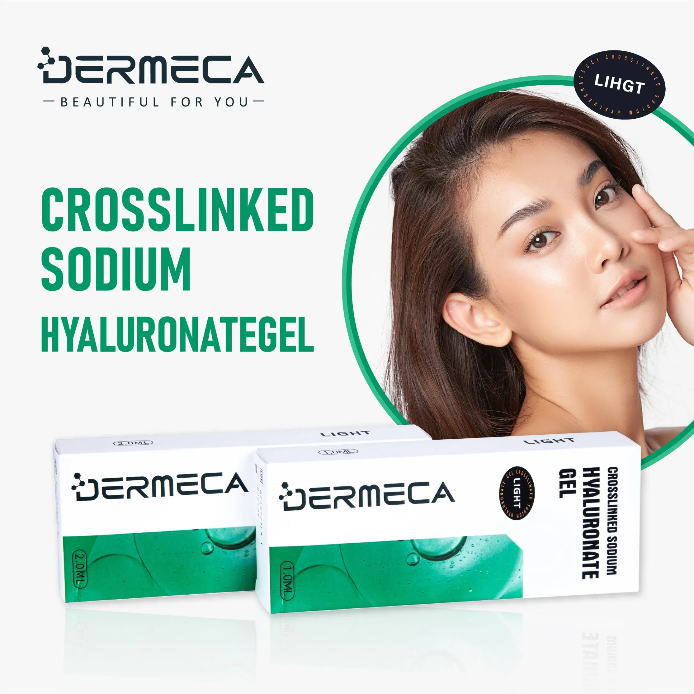 Dermeca Crosslinked Acid Hyaluronic Gel Anti-Aging Filler Rejuvenate Skin