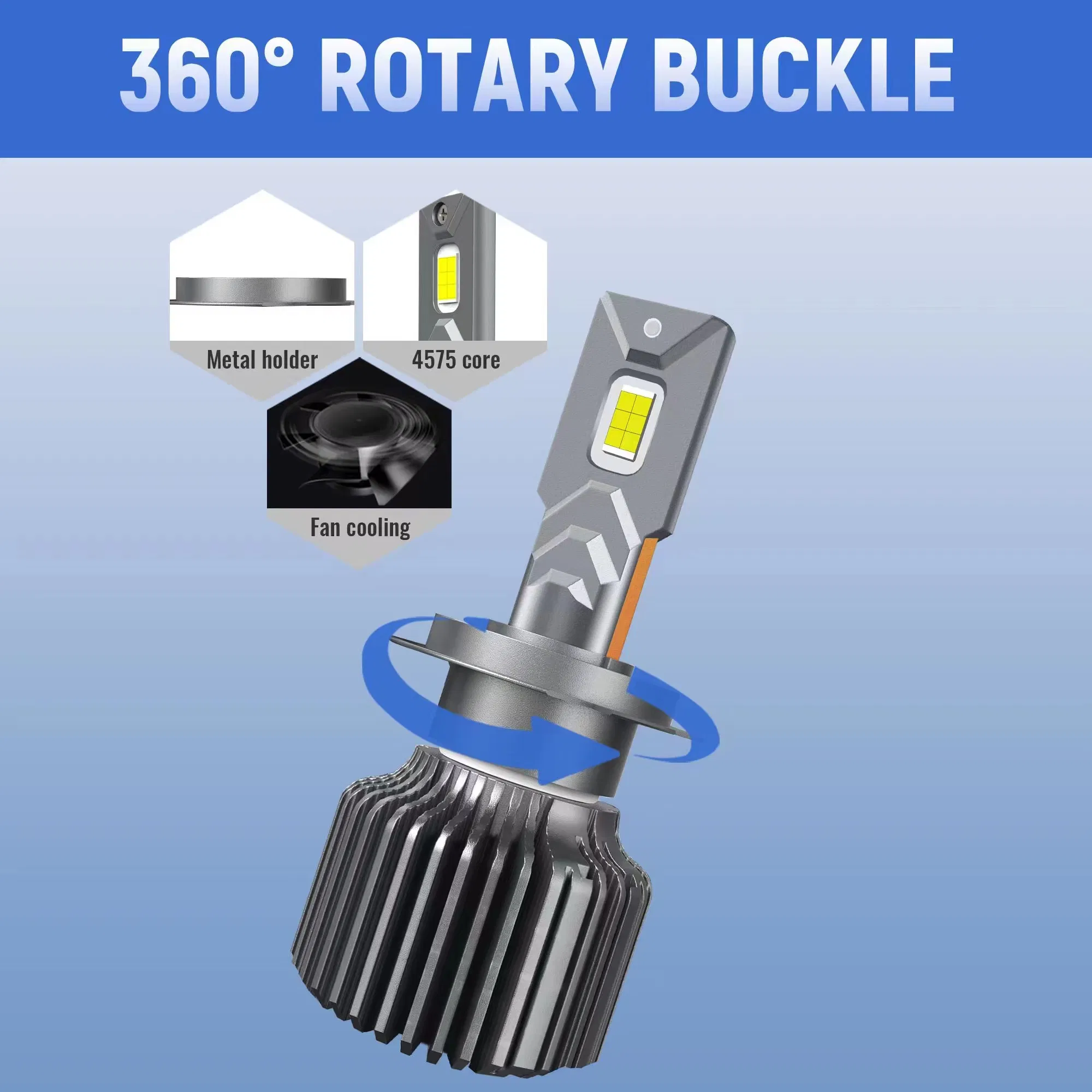 Комплект автомобильных светодиодных ламп 200W (9005, 9006, H13, H8, H4, H7)