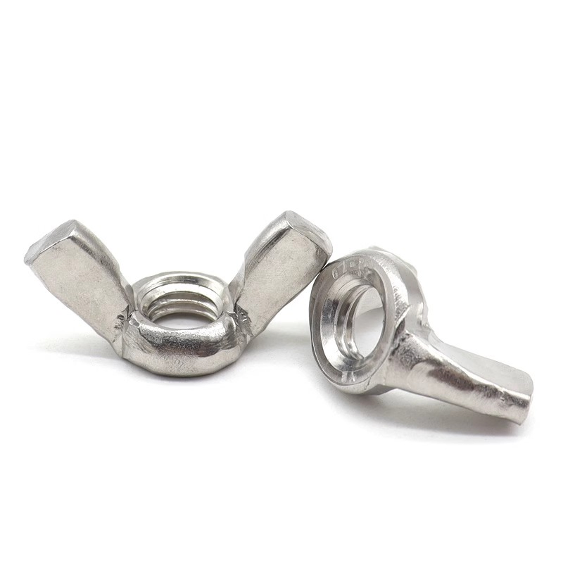 M5 304 Stainless Steel Hand Locking Butterfly Wing Nuts