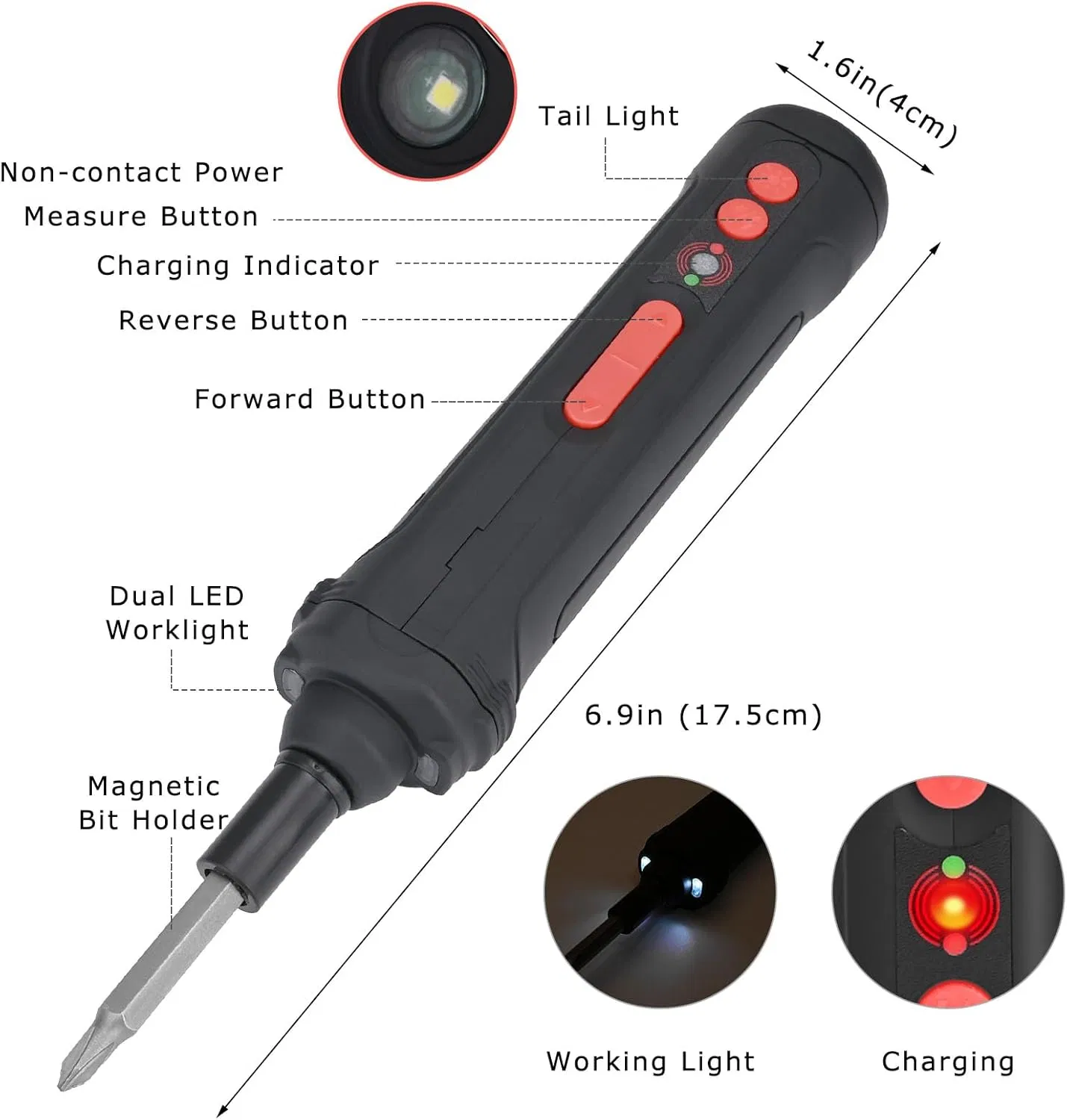 Roll Over Image to Zoom In2+4V Electric Screwdriver Rechargeable
