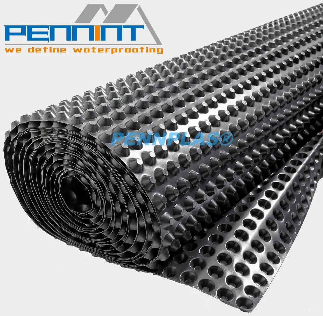 100% Virgin Material HDPE Dimple Sheet Drainage Board for Earthwork Building Materials
