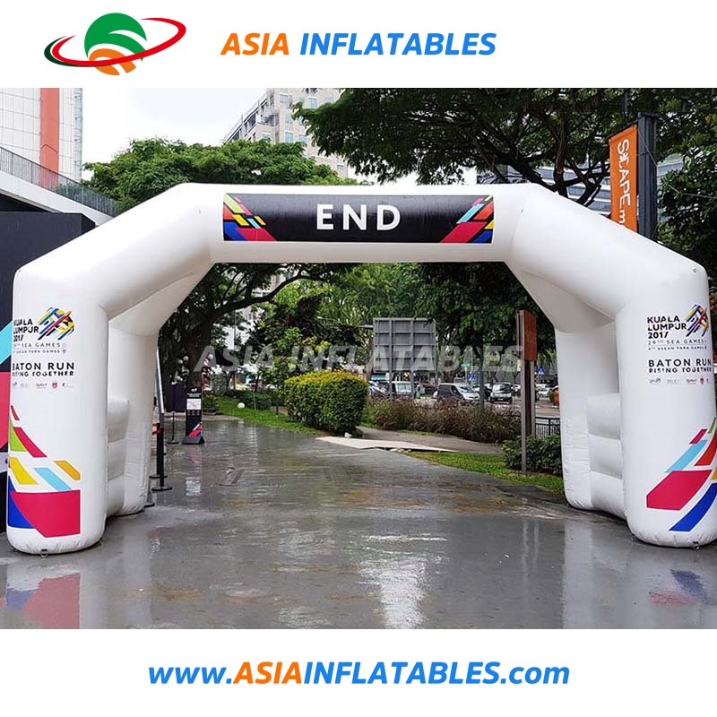 Square Inflatable Finish / Start Marker Archway for Riding Bicycle Competition