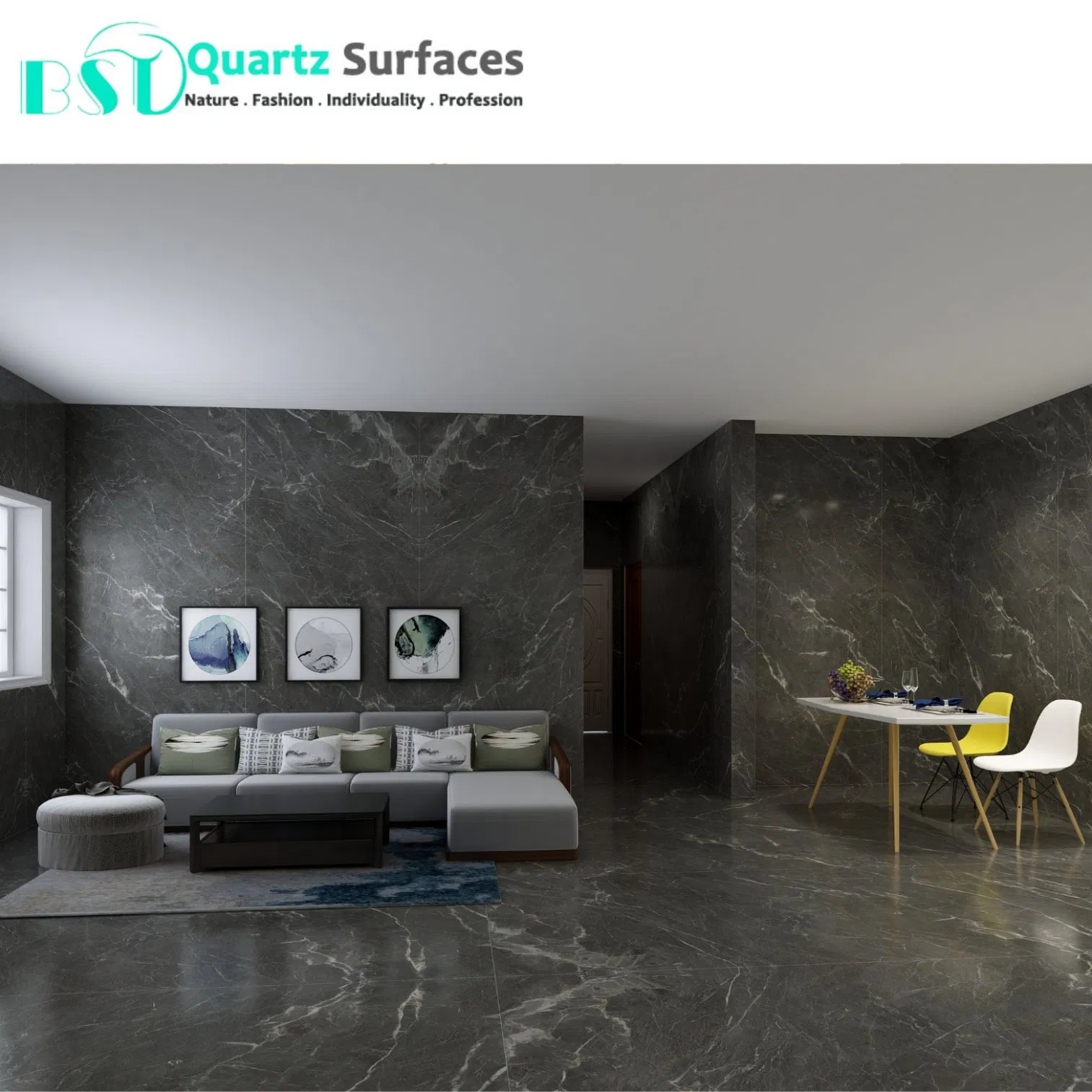 Good Quality Large Porcelain Slabs for Shower Walls and Floors