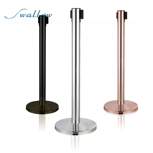 China Floor Standing Metal Crowd Control Barrier Poles for Hotel & Restaurant, Barrier Bollard Poles