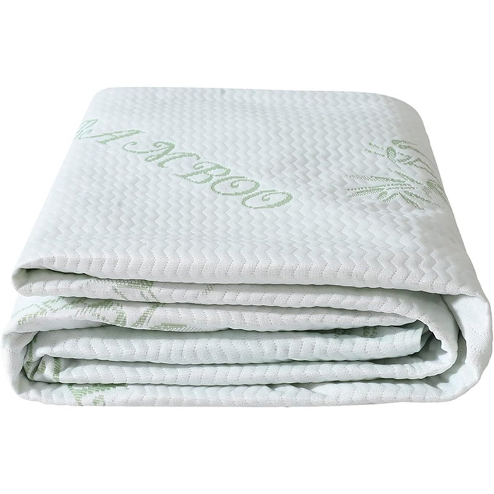 Factory Washable Elastic Fitted Bamboo Waterproof Bed Cover Mattress Protector Single Bed
