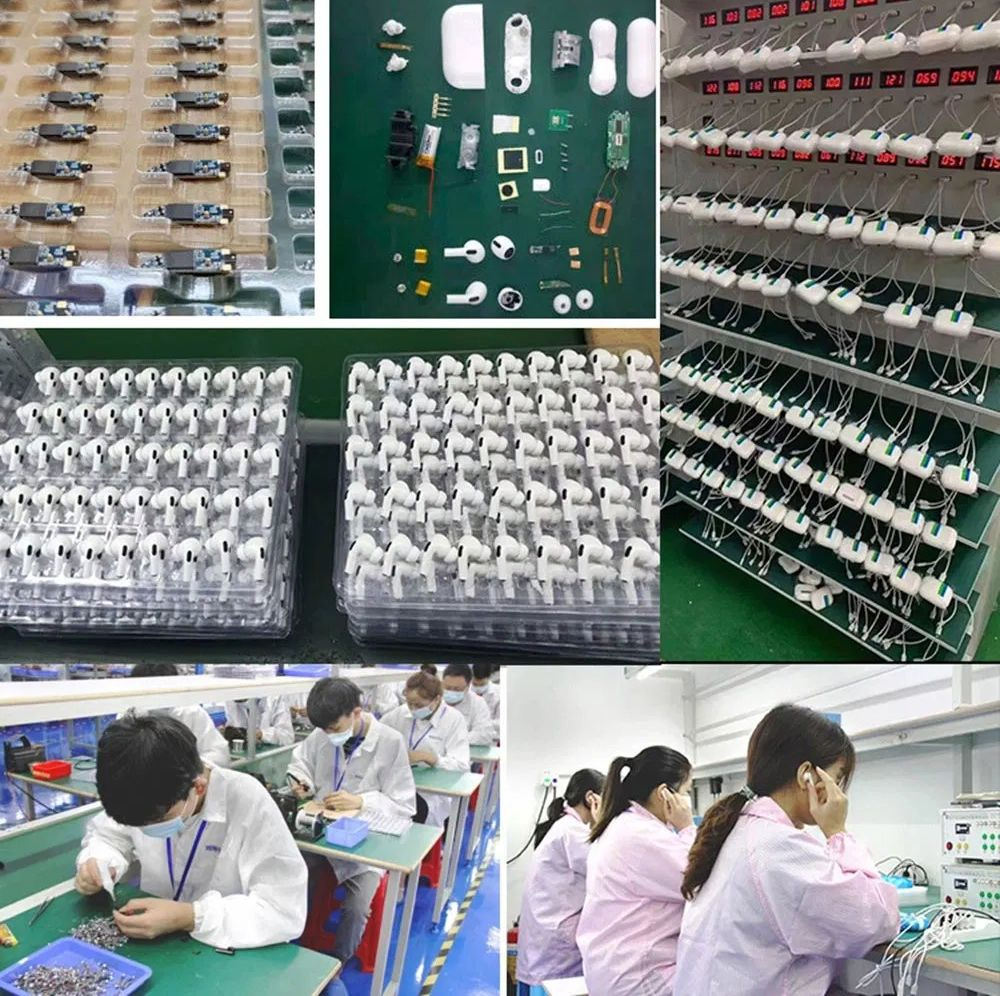 Best Quality 1: 1 New Ap 2 3 Max Bluetooth Earphone Wireless Earbuds Active Noise Cancellation Earphones Sport Headphone