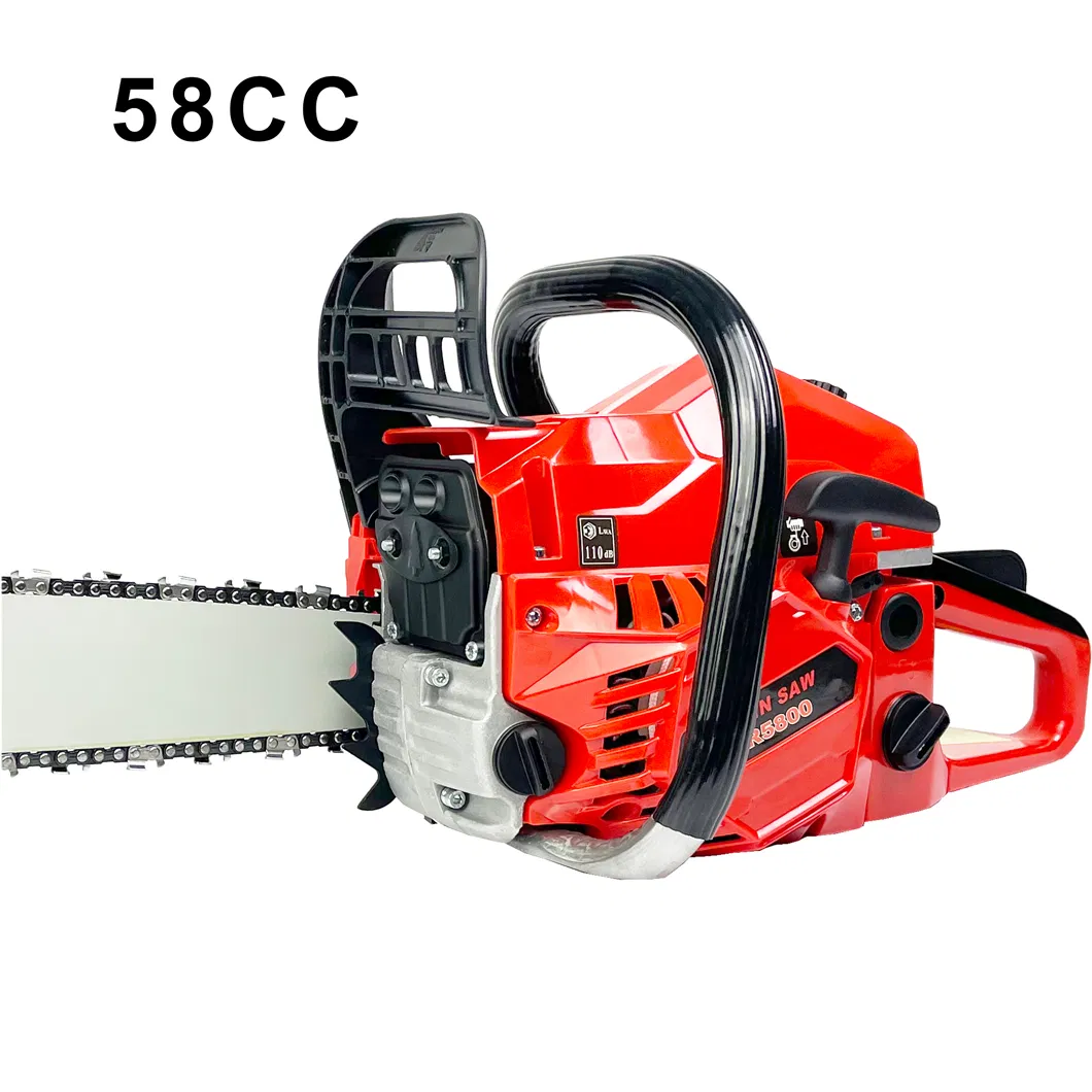 Gasoline Chainsaw 58cc 22 Inch Bar Chinese Chainsaw Manufacturers