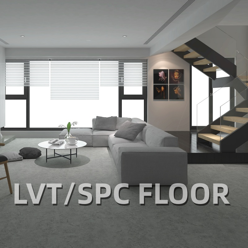 Self-Adhesive Vinyl Tiles 300mm X 300mm Glue Down Lvt/PVC Flooring for Interiors