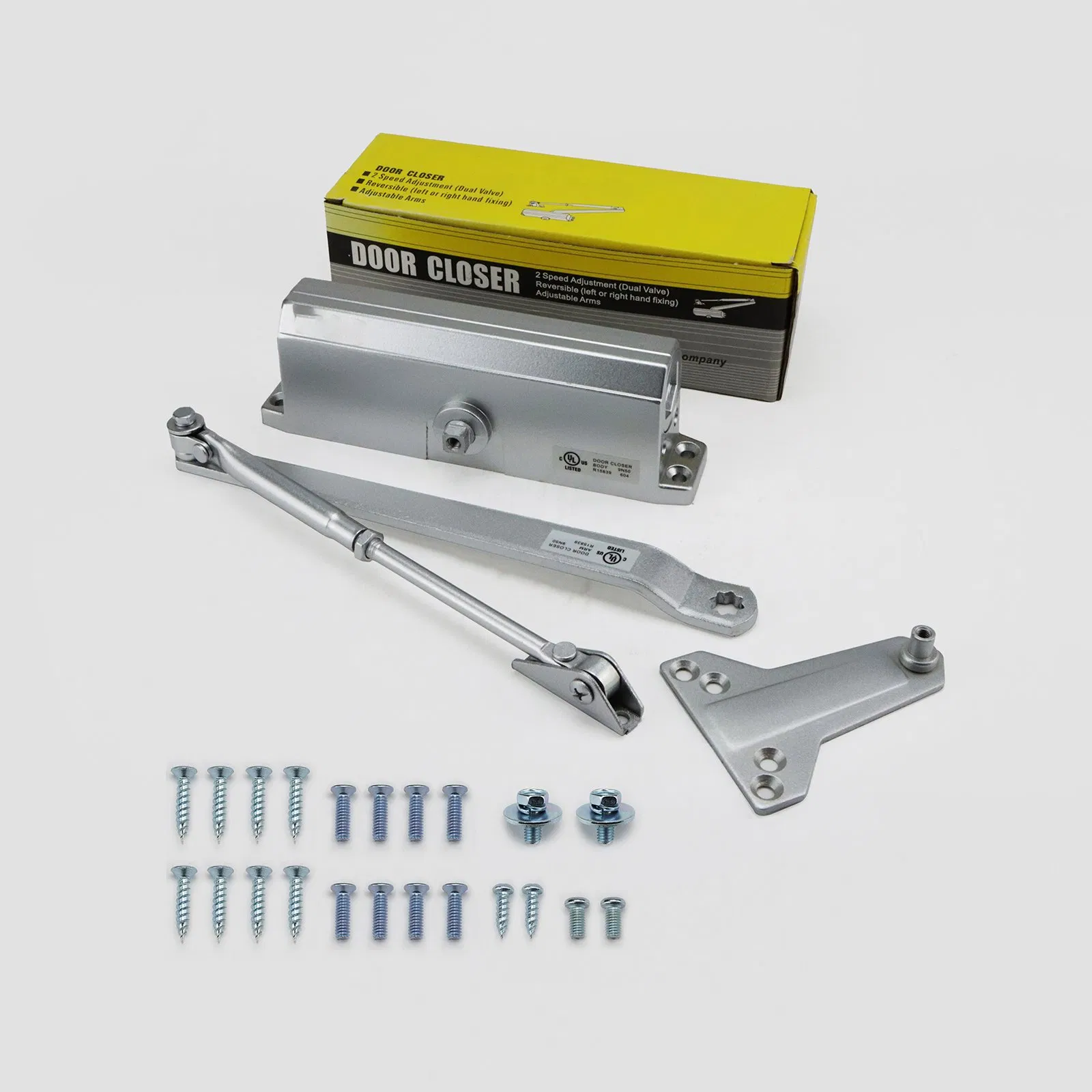 Hotel Office Aluminum Hydraulic Hold Open Sliding Door Closer with Delay Function