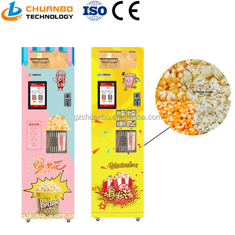 Best Sale Automatic Popcorn Maker Movie Theater /Bar/Popcorn Making Vending Machine