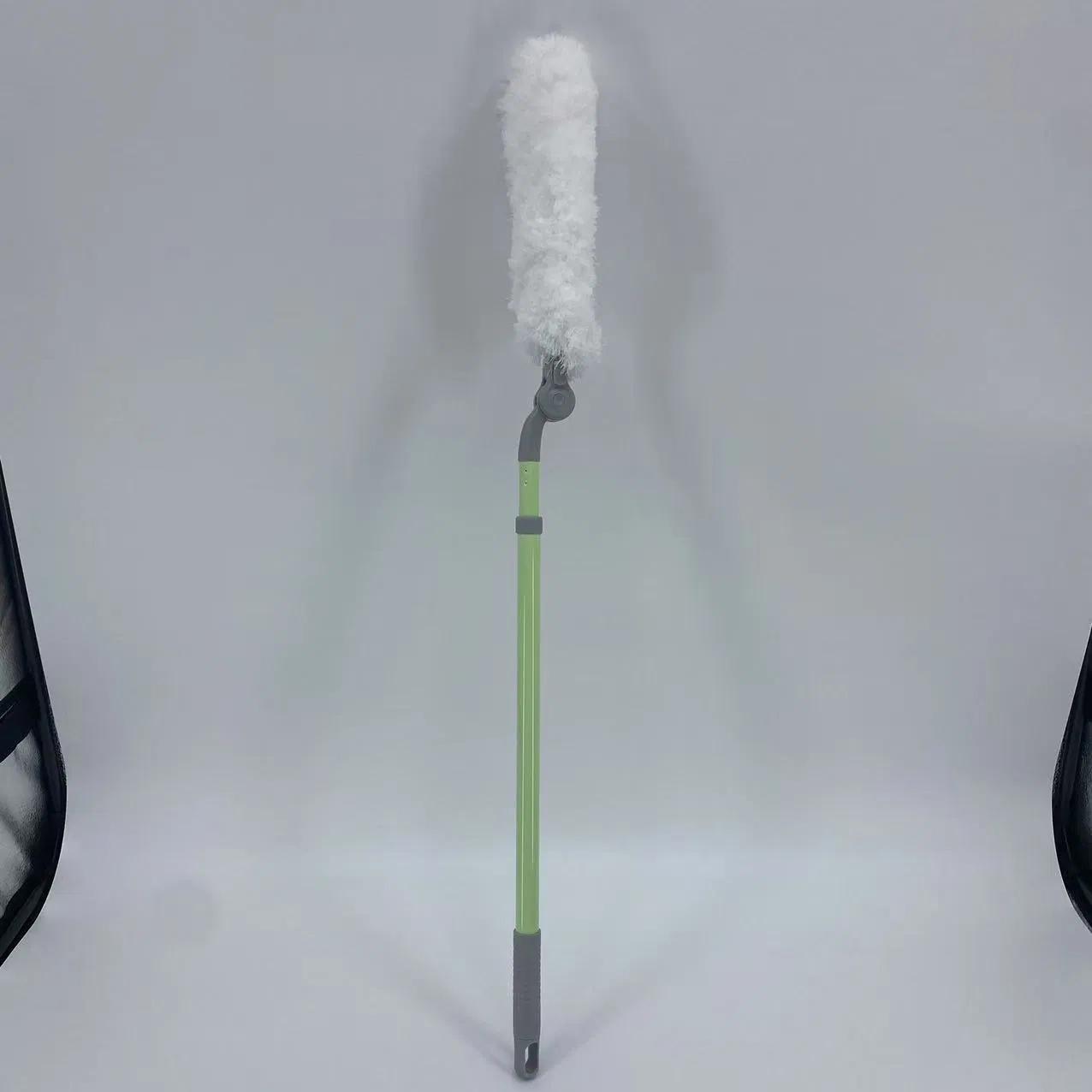 Masthome Telescopic Broom Duster Handle Detachable Flexible Feather Microfiber Cleaning Fan Duster