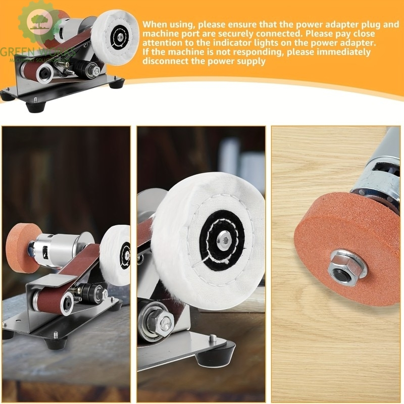 Best Mini Belt Sanders in 15 Degree Knife Sanding Machine, Electric Desktop Sanding Machine, 7 Adjustable Speed Buffer Polishing Machines